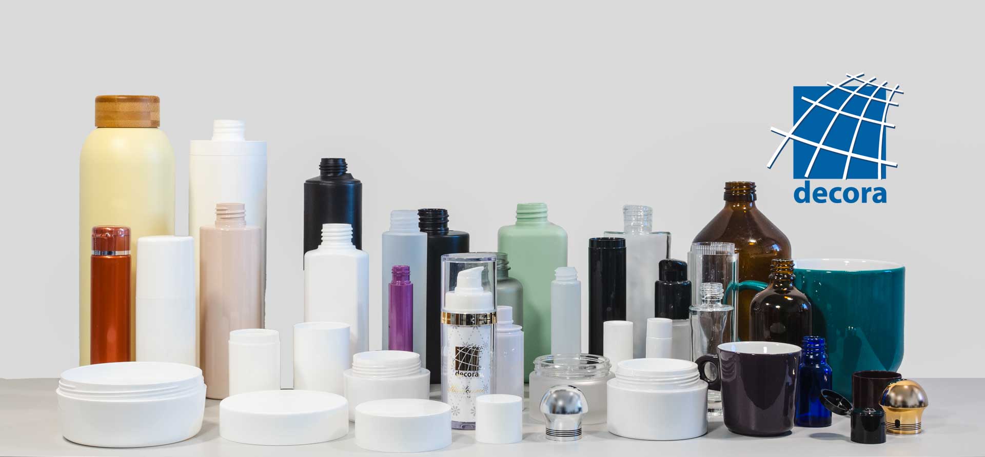 Veredelung von Verpackungen aus Kunststoff, Metall, Glas.
